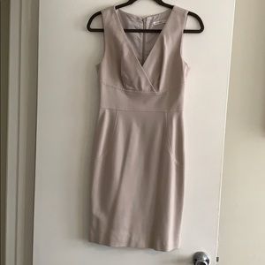 Beige fitted Dress